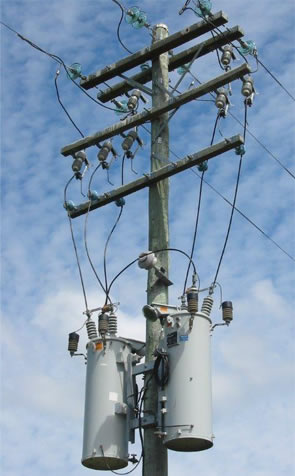 image 1 of Electricity Power Poles showing strength