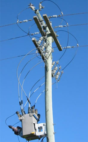 image 2 of Electricity Power Poles showing strength